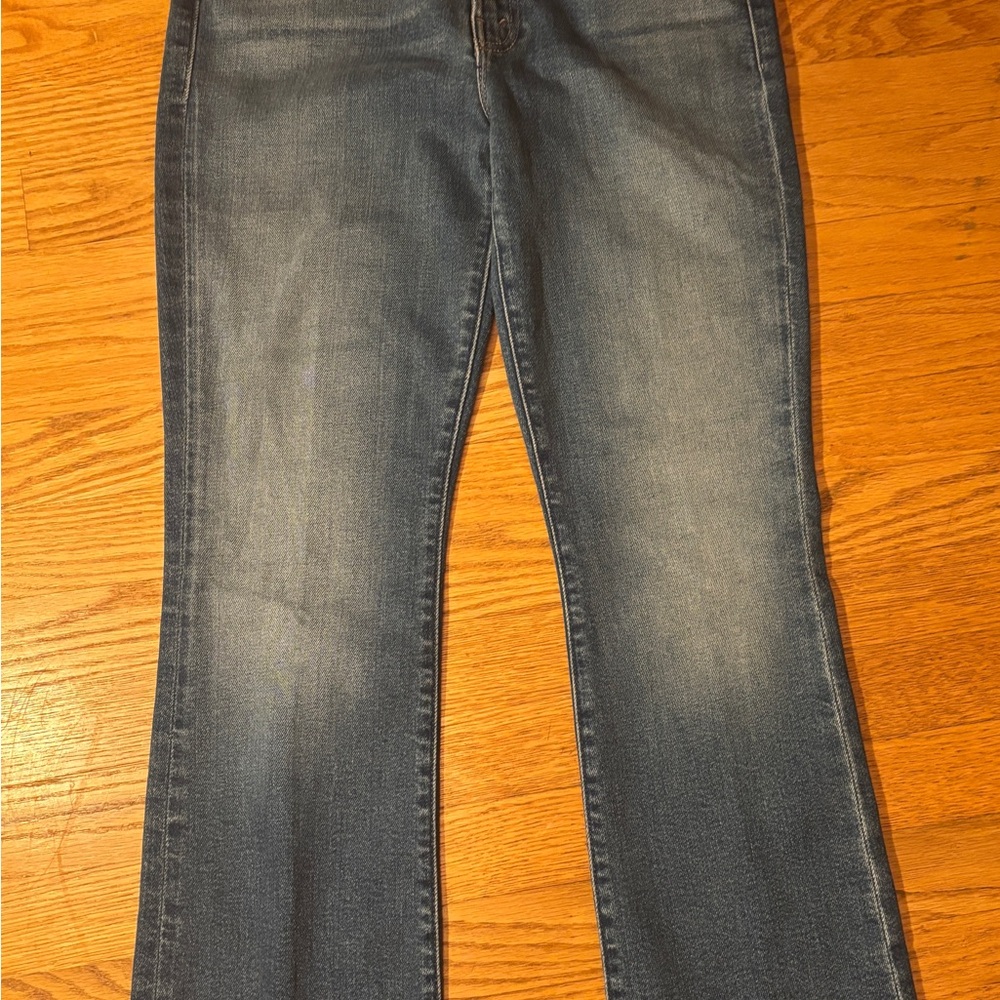 Mother NWT $238 Hustler Mid Rise Ankle Jeans 27 Read Between The Lines - Picture 3 of 7